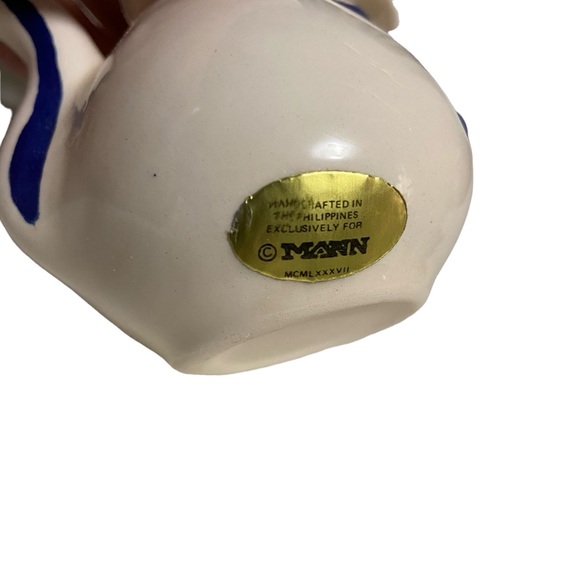 Vintage Miniature Tea Set 8 Piece Blue Floral Doll House Collectible - Picture 6 of 16